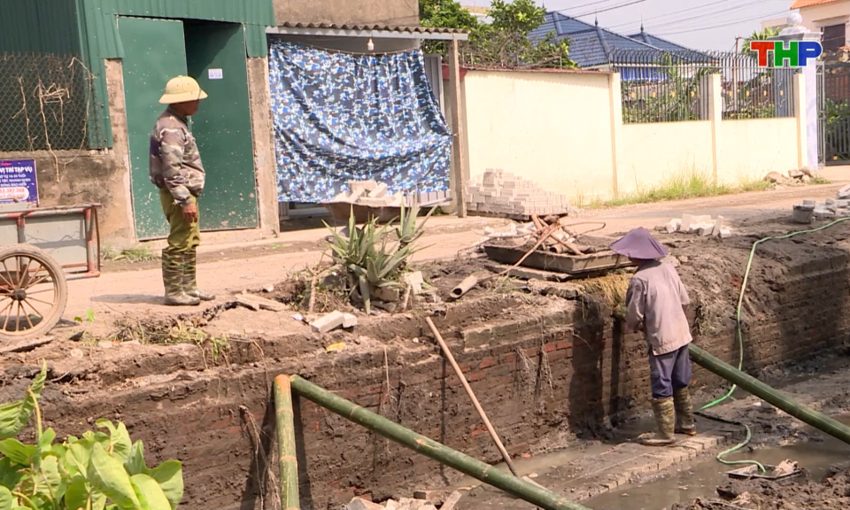 Bảo đảm tiến độ c&aacute;c c&ocirc;ng tr&igrave;nh n&ocirc;ng th&ocirc;n mới kiểu mẫu 
