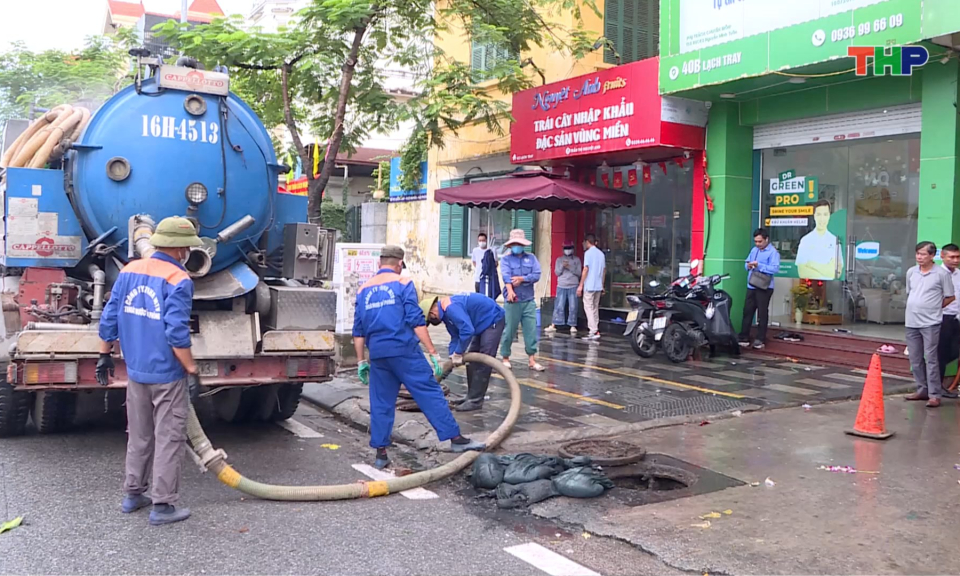 Tăng cường cải tạo hạ tầng thoát nước đô thị 
