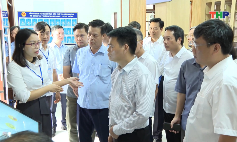 Chủ tịch UBND thành phố kiểm tra vận hành chính quyền địa phương 2 cấp
