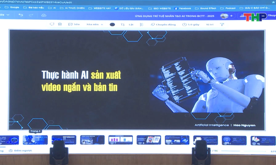 Ứng dụng AI trong t&aacute;c nghiệp b&aacute;o ch&iacute;