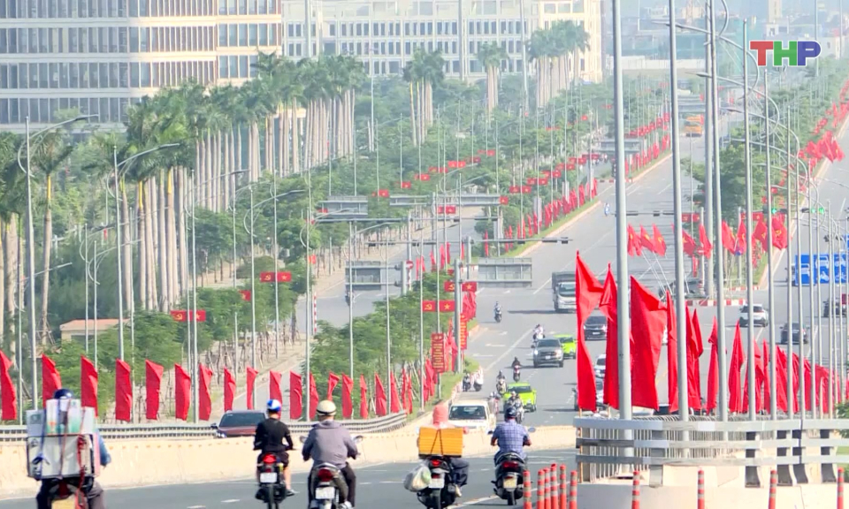 Kh&ocirc;ng kh&iacute; h&acirc;n hoan ch&agrave;o mừng Đại hội đại biểu Đảng bộ th&agrave;nh phố