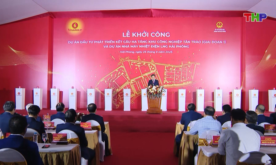 Lễ khởi c&ocirc;ng 2 dự &aacute;n thuộc Khu kinh tế ven biển ph&iacute;a Nam Hải Ph&ograve;ng