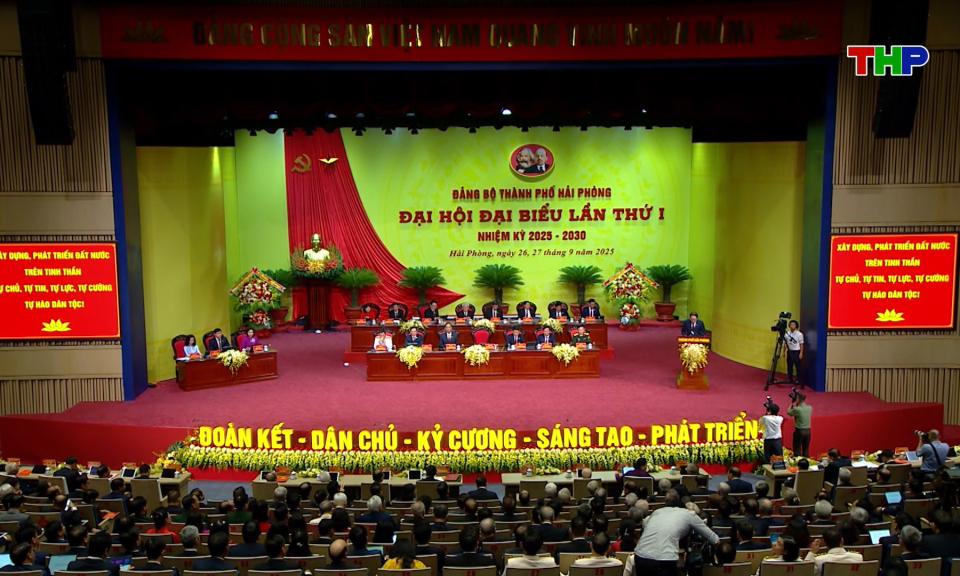 Đại hội Đảng bộ th&agrave;nh phố th&agrave;nh c&ocirc;ng tốt đẹp