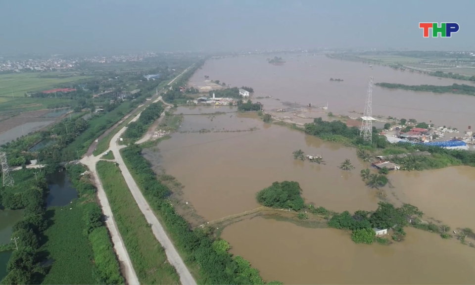 Lũ tr&ecirc;n s&ocirc;ng Th&aacute;i B&igrave;nh duy tr&igrave; cấp b&aacute;o động I