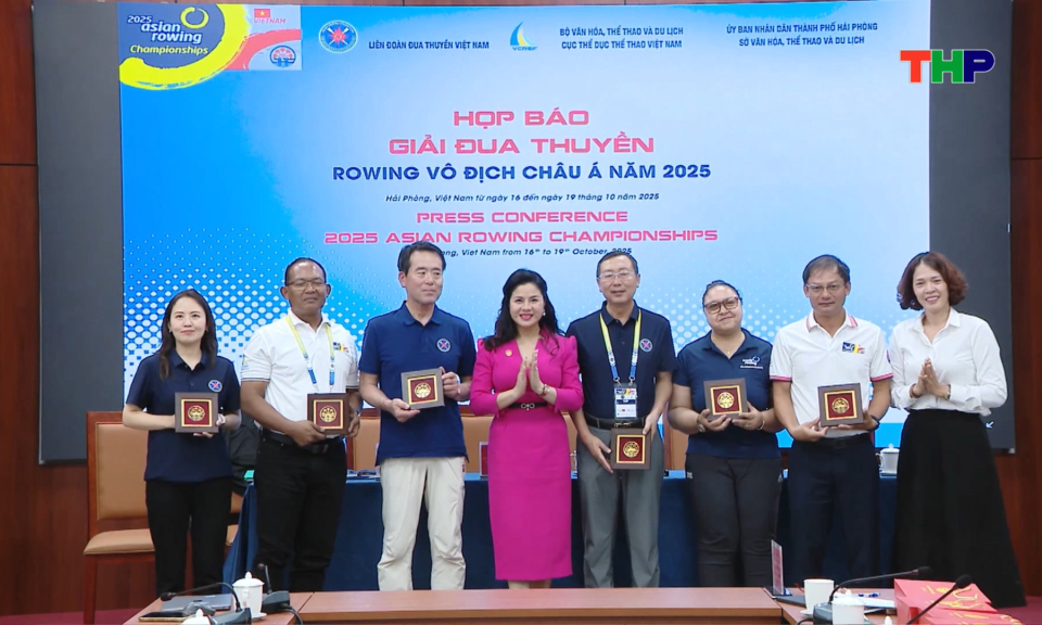 Hải Ph&ograve;ng đăng cai Giải đua thuyền Rowing v&ocirc; địch ch&acirc;u &Aacute; 2025