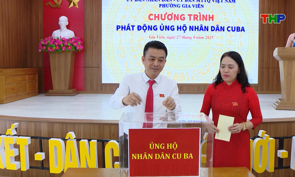 Tiếp nhận hơn 10 tỷ đồng ủng hộ người d&acirc;n Cuba 