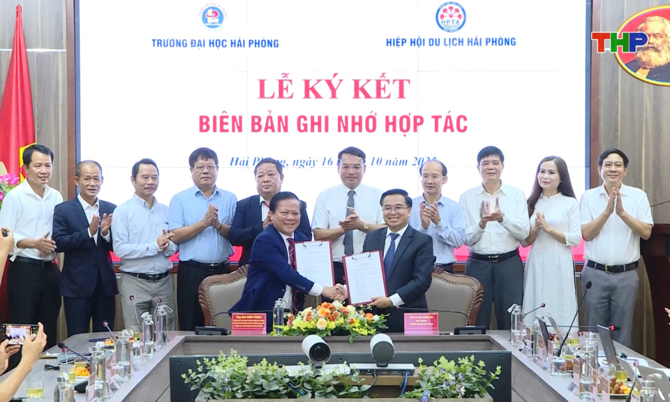 Hiệp hội Du lịch Hải Ph&ograve;ng v&agrave; Đại học Hải Ph&ograve;ng k&yacute; kết hợp t&aacute;c