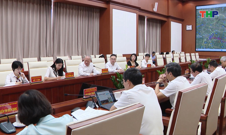 Đồng ch&iacute; B&iacute; thư Th&agrave;nh ủy L&ecirc; Tiến Ch&acirc;u l&agrave;m việc với Tập đo&agrave;n X&acirc;y dựng Th&aacute;i B&igrave;nh Dương (Trung Quốc)