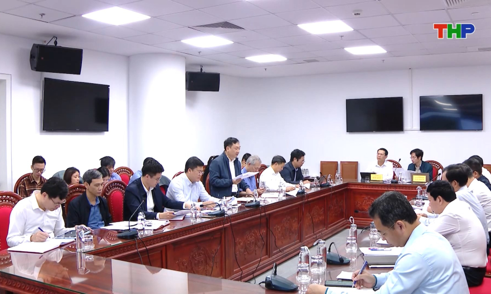 Thẩm định dự thảo hồ sơ tr&igrave;nh Kỳ họp thứ 30 HĐND th&agrave;nh phố kh&oacute;a XVI