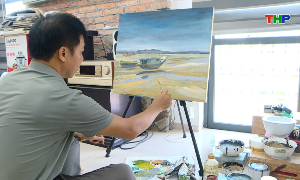 Âm vang miền cửa biển: Người kể chuyện bằng tranh