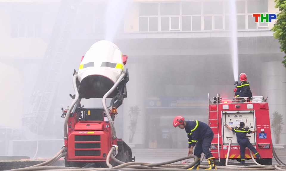 Chuẩn bị diễn tập phương &aacute;n chữa ch&aacute;y v&agrave; cứu nạn cứu hộ cấp th&agrave;nh phố 2025  