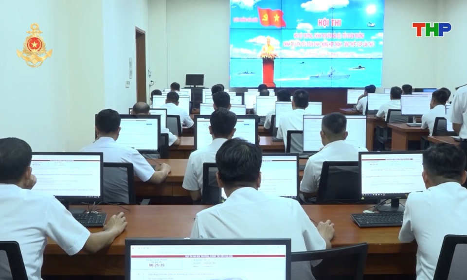 Tổ quốc và người chiến sĩ Hải quân: Cán bộ hải đội, tiểu đoàn đua tài