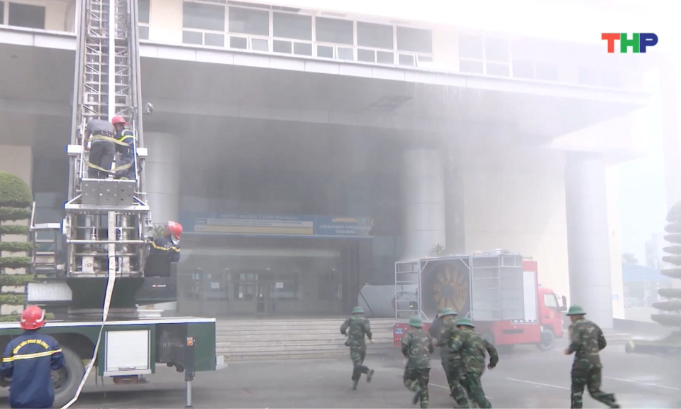 Sẵn sàng cho diễn tập chữa cháy và cứu nạn cứu hộ cấp thành phố 2025