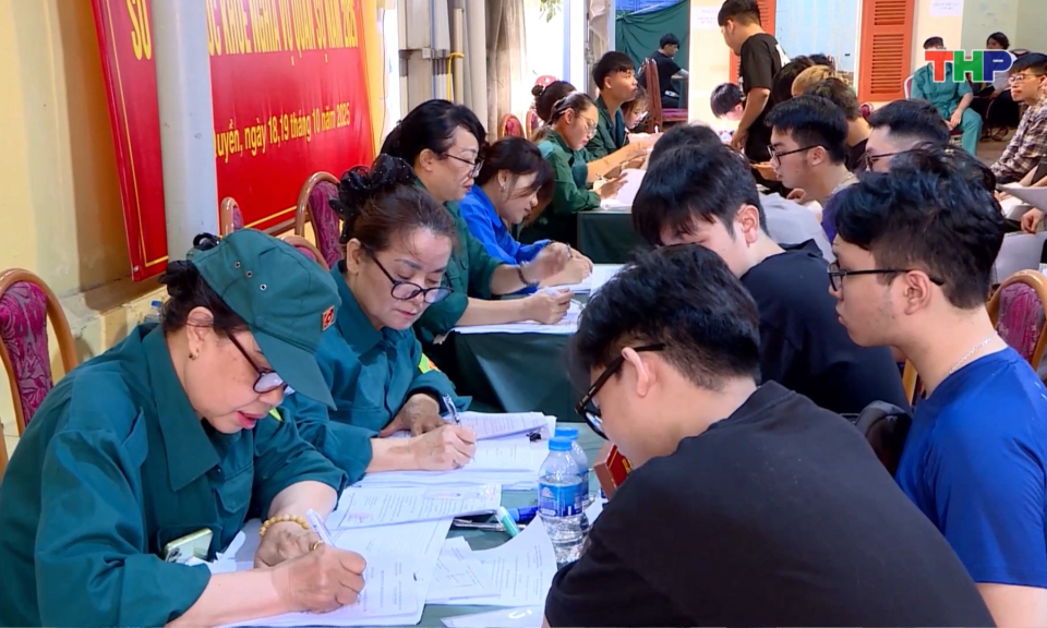Cơ bản ho&agrave;n th&agrave;nh đợt kh&aacute;m sơ tuyển nghĩa vụ qu&acirc;n sự năm 2026