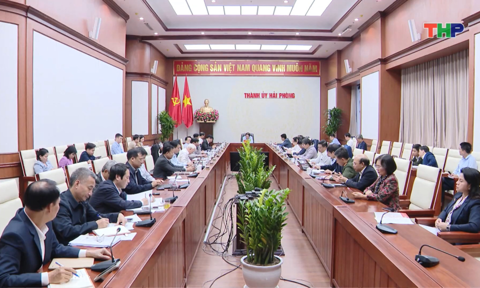 Ban Thường vụ Thành ủy cho ý kiến về một số nội dung