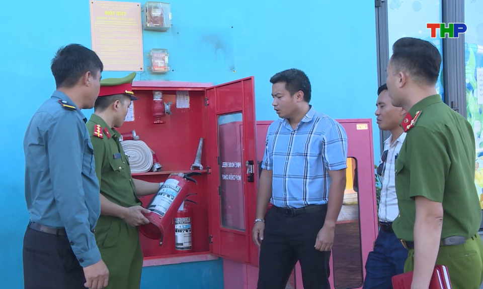 Tăng cường ph&ograve;ng chống ch&aacute;y nổ tại c&aacute;c khu vui chơi