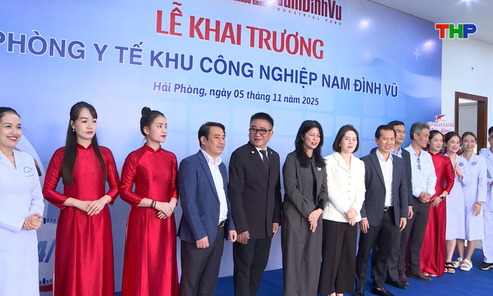 Th&agrave;nh lập Ph&ograve;ng Y tế tại khu c&ocirc;ng nghiệp Nam Đ&igrave;nh Vũ