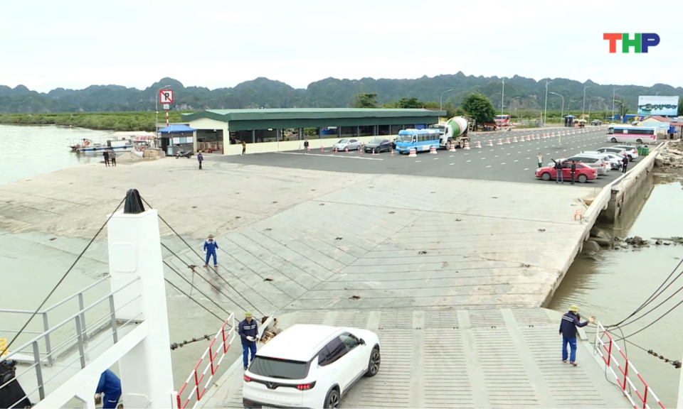 Cơ bản hoàn thành dự án mở rộng bến phà Đồng Bài - Cái Viềng