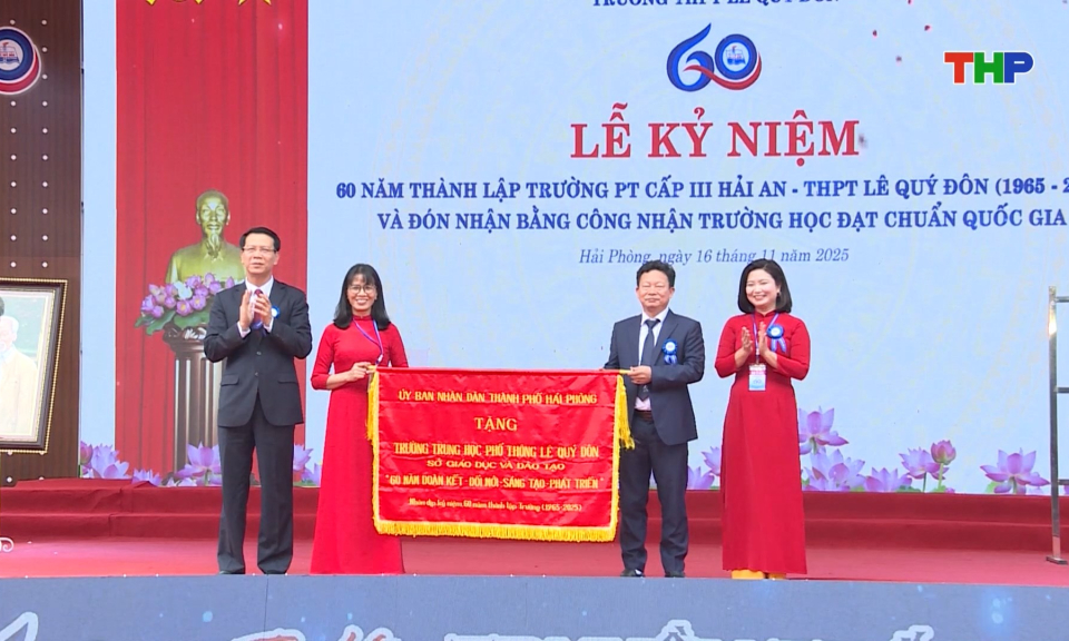 Trường THPT L&ecirc; Qu&yacute; Đ&ocirc;n kỷ niệm 60 năm th&agrave;nh lập