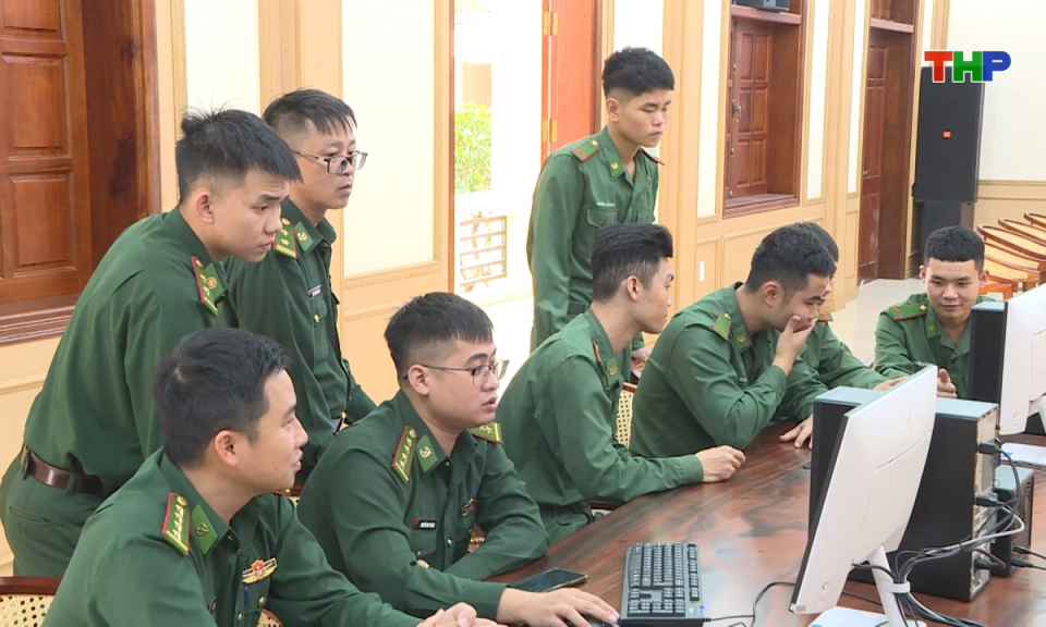 An ninh biển đảo: N&acirc;ng cao năng lực số cho c&aacute;n bộ, chiến sĩ bi&ecirc;n ph&ograve;ng