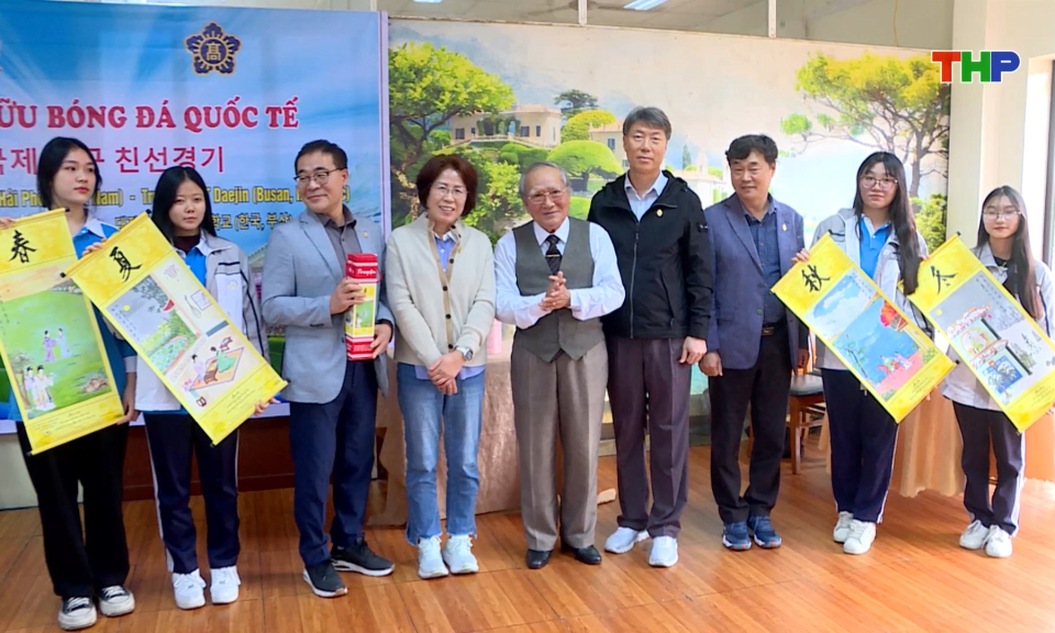 S&ocirc;i động giao lưu văn nghệ, thể thao học sinh Hải Ph&ograve;ng - H&agrave;n Quốc