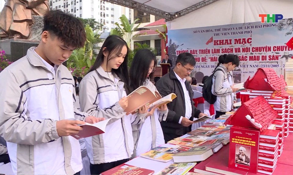 Ấn tượng triển l&atilde;m s&aacute;ch &ldquo;Hải Ph&ograve;ng - Sắc m&agrave;u di sản&rdquo;