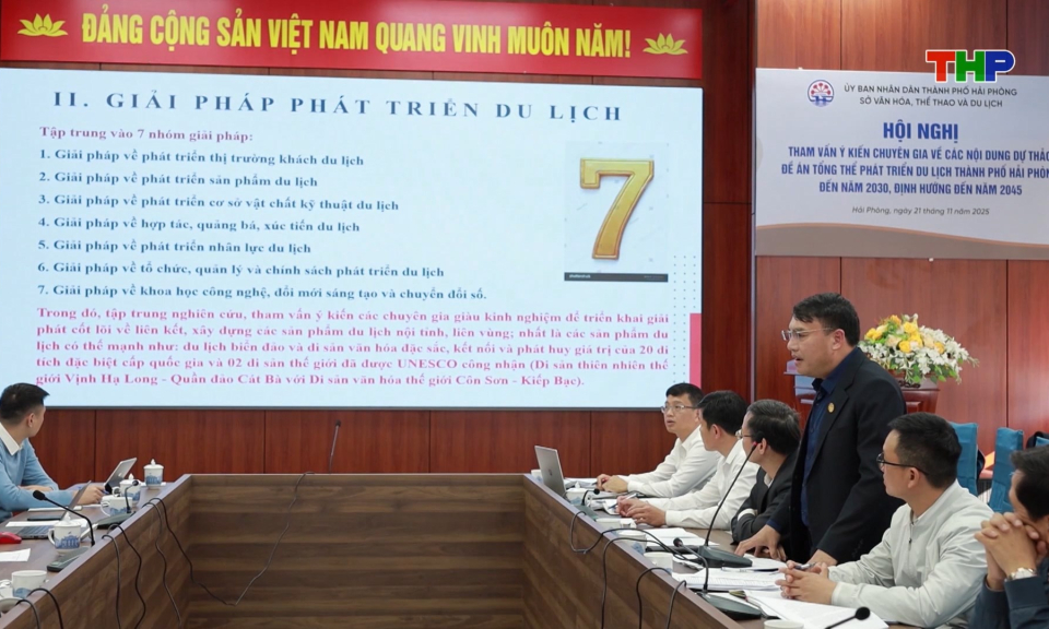 X&acirc;y dựng đề &aacute;n tổng thể ph&aacute;t triển du lịch Hải Ph&ograve;ng 