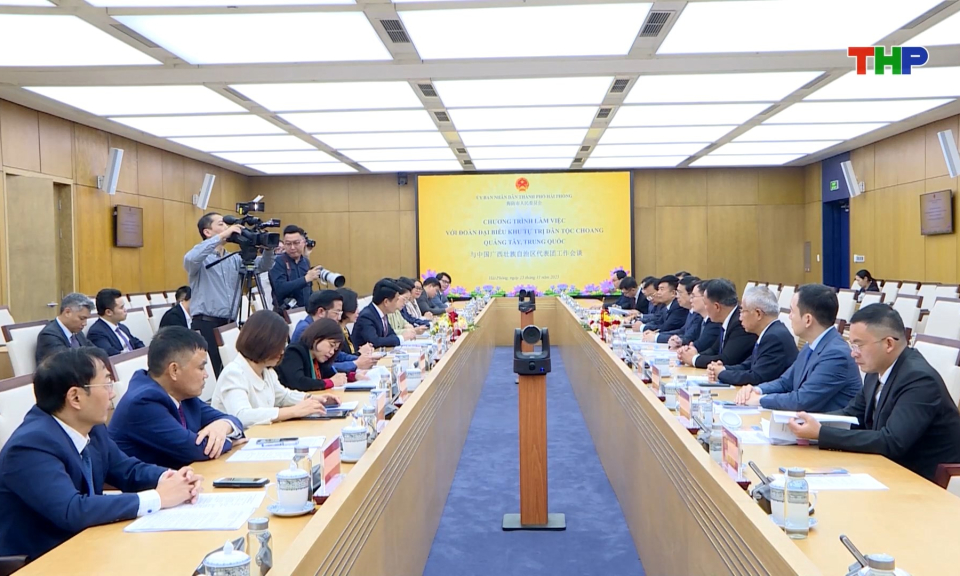 Th&uacute;c đẩy hợp t&aacute;c Hải Ph&ograve;ng - Quảng T&acirc;y (Trung Quốc)  