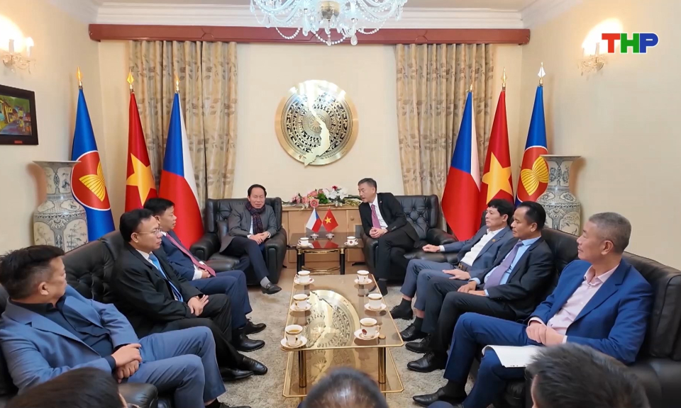 Đồng chí Bí thư Thành ủy thăm và làm việc tại Cộng hòa Séc