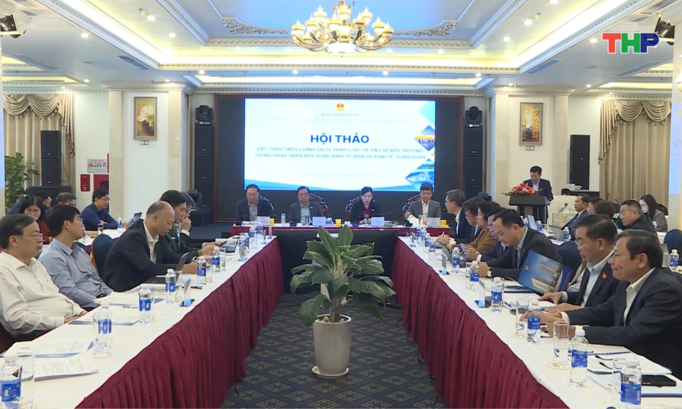 Thực hiện chính sách, pháp luật về bảo vệ môi trường trong phát triển bền vững kinh tế biển và kinh tế tuần hoàn