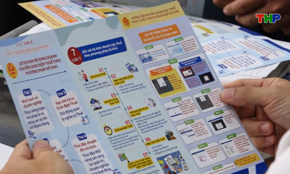 Kinh tế và đô thị: Đẩy mạnh chiến dịch 60 ngày hỗ trợ kinh doanh chuyển sang kê khai thuế