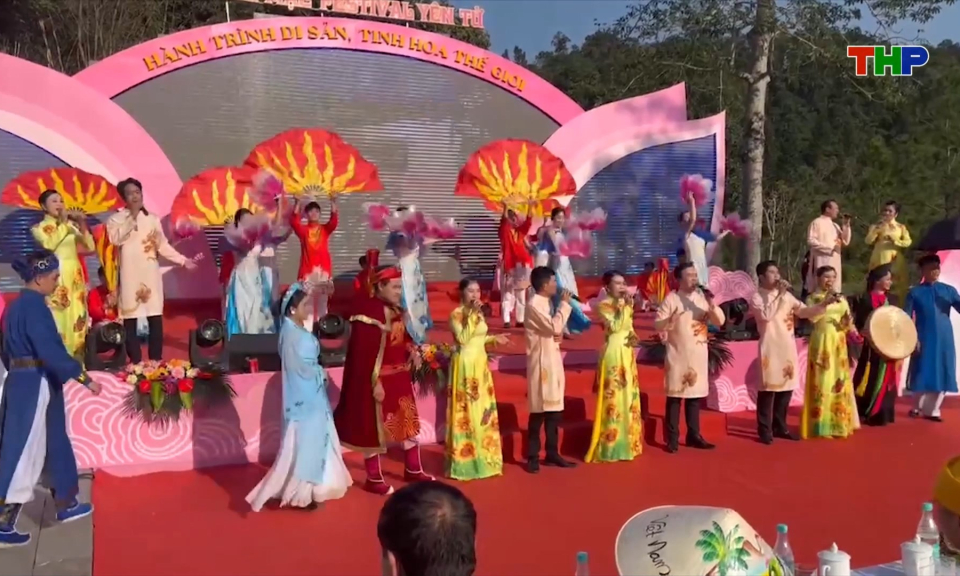 Nh&agrave; h&aacute;t s&acirc;n khấu truyền thống Hải Ph&ograve;ng tham gia Festival Y&ecirc;n Tử