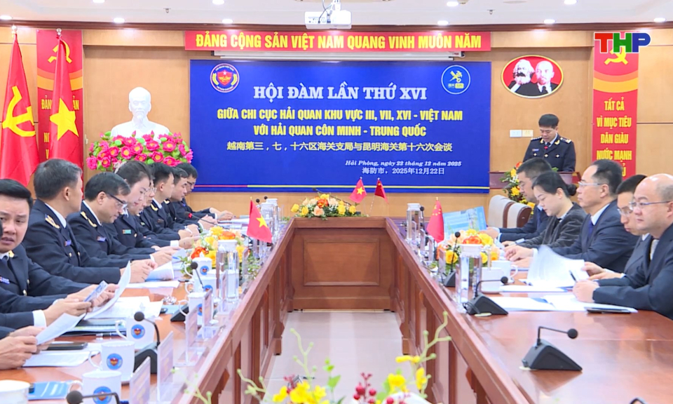 Hội đ&agrave;m hải quan Việt Nam - Trung Quốc lần thứ XVI
