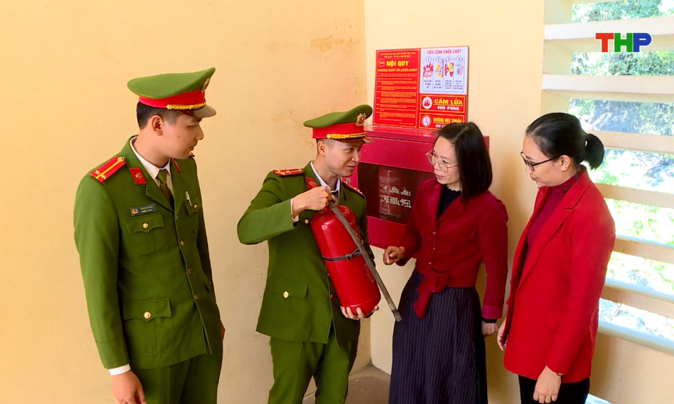 Tăng cường ph&ograve;ng ch&aacute;y, chữa ch&aacute;y tại c&aacute;c cơ sở gi&aacute;o dục