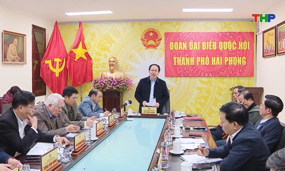 Đại biểu nh&acirc;n d&acirc;n với cử tri: Đo&agrave;n ĐBQH Hải Ph&ograve;ng nhiệm kỳ 2021-2026: Ho&agrave;n th&agrave;nh sứ mệnh cầu nối tin cậy giữa Quốc hội với cử tri v&agrave; nh&acirc;n d&acirc;n