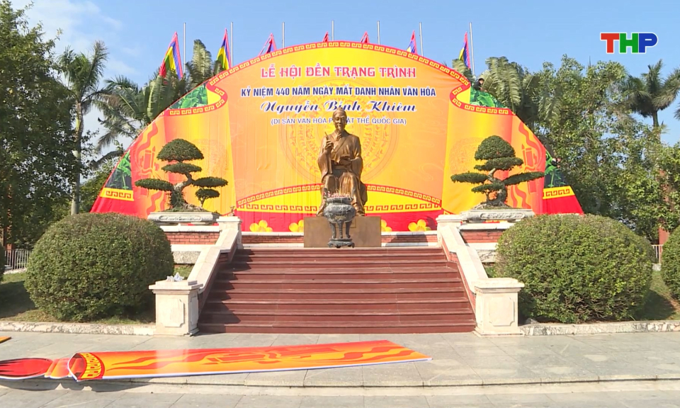 Lễ hội đền Trạng Tr&igrave;nh Nguyễn Bỉnh Khi&ecirc;m năm 2026 duy tr&igrave; ti&ecirc;u ch&iacute; &ldquo;3 kh&ocirc;ng&rdquo;