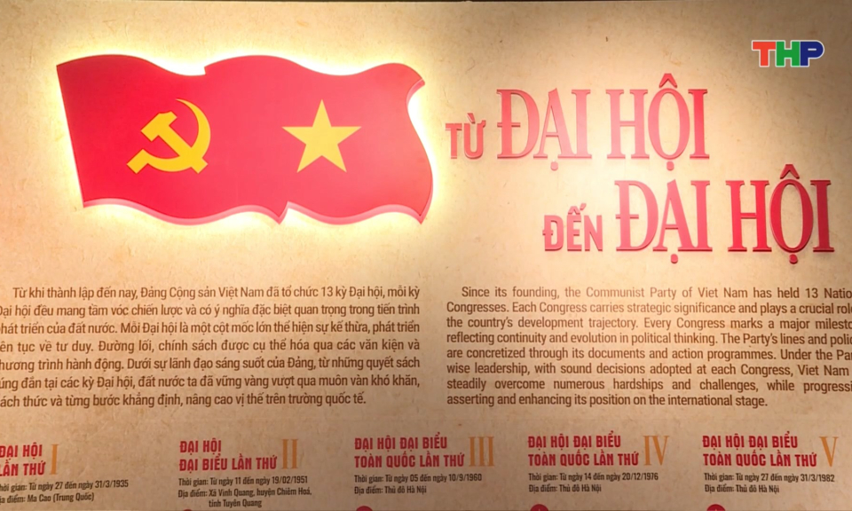 Giới thiệu nhiều t&agrave;i liệu, h&igrave;nh ảnh, hiện vật qu&yacute; tại triển l&atilde;m &ldquo;Đảng Cộng sản Việt Nam - Từ Đại hội đến Đại hội&rdquo;