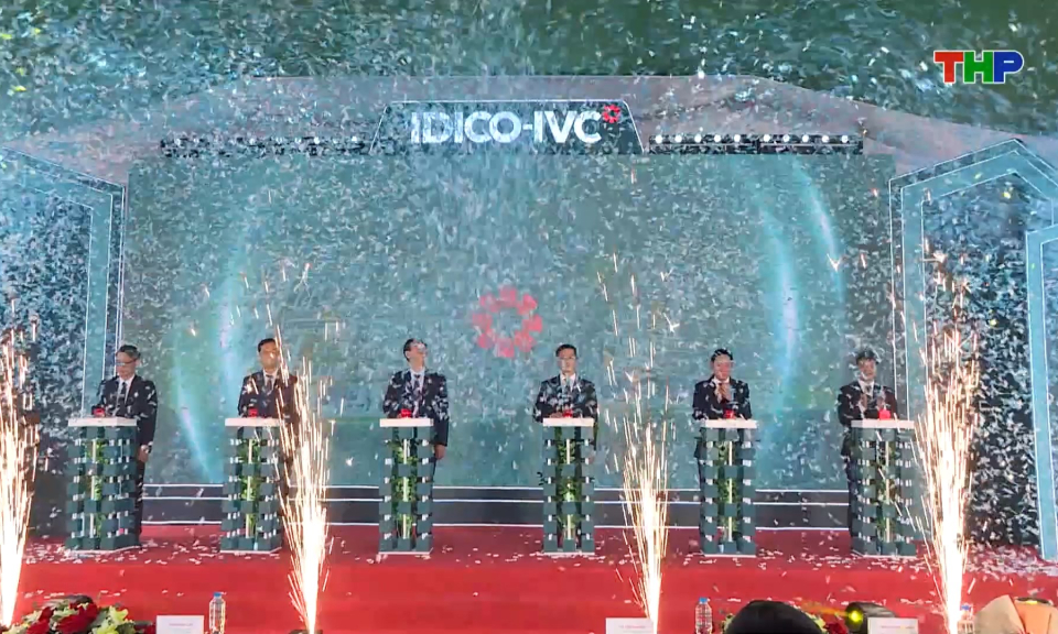 Khởi c&ocirc;ng dự &aacute;n đầu tư x&acirc;y dựng v&agrave; kinh doanh kết cấu hạ tầng khu c&ocirc;ng nghiệp Vinh Quang (giai đoạn 1)