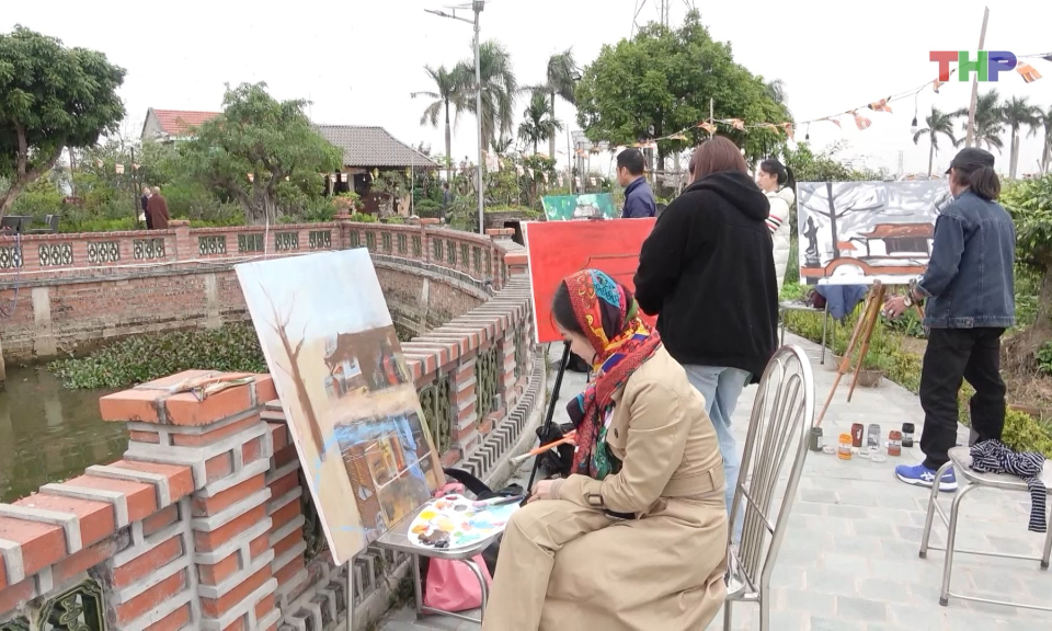 Quảng b&aacute; h&igrave;nh ảnh Hải Ph&ograve;ng qua những t&aacute;c phẩm hội họa