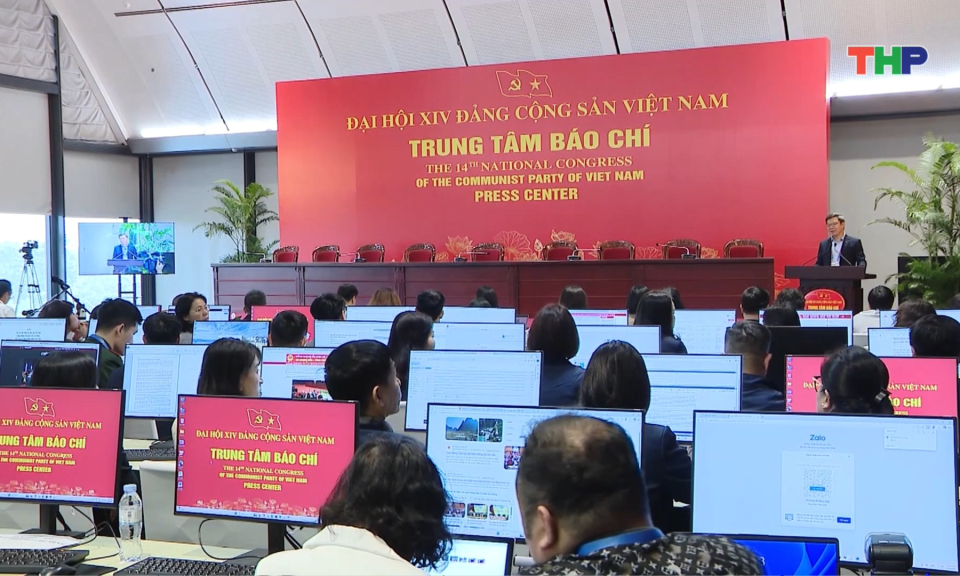 T&aacute;c nghiệp b&aacute;o ch&iacute; tại Đại hội XIV của Đảng