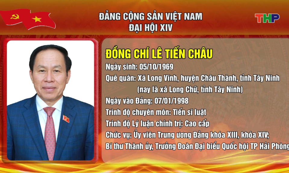 Thành phố Hải Phòng có 2 đồng chí trúng cử Ban Chấp hành Trung ương Đảng khóa XIV