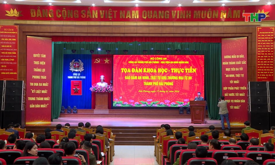 Bảo đảm an ninh trật tự Khu thương mại tự do th&agrave;nh phố Hải Ph&ograve;ng