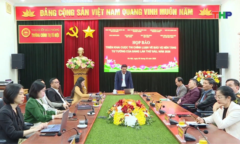 Cuộc thi ch&iacute;nh luận về bảo vệ nền tảng tư tưởng của Đảng lần thứ s&aacute;u