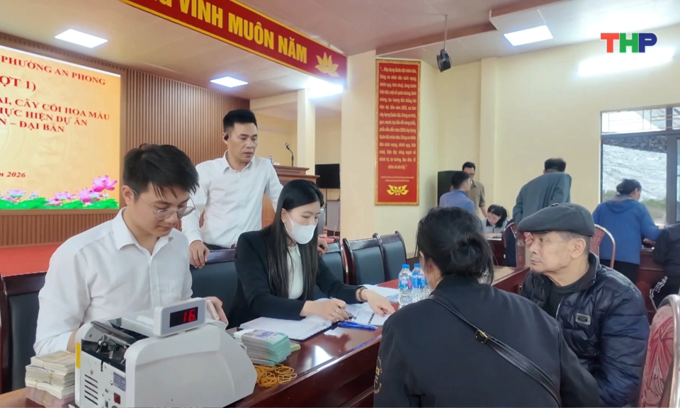 Chi trả tiền bồi thường hỗ trợ dự &aacute;n hạ tầng kỹ thuật cụm c&ocirc;ng nghiệp L&ecirc; Thiện - Đại Bản  