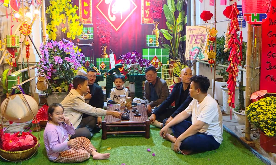 Kh&ocirc;ng gian sống: Giữ hồn Tết trong kh&ocirc;ng gian đ&ocirc; thị hiện đại