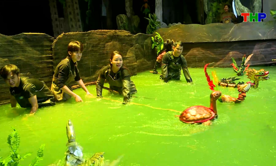 Chạm Hải Ph&ograve;ng: M&uacute;a rối nước - &Acirc;m vang văn h&oacute;a đất cảng