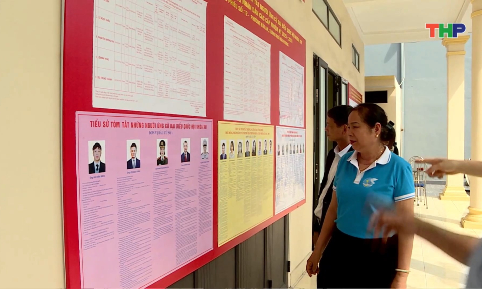 Ni&ecirc;m yết danh s&aacute;ch người ứng cử 