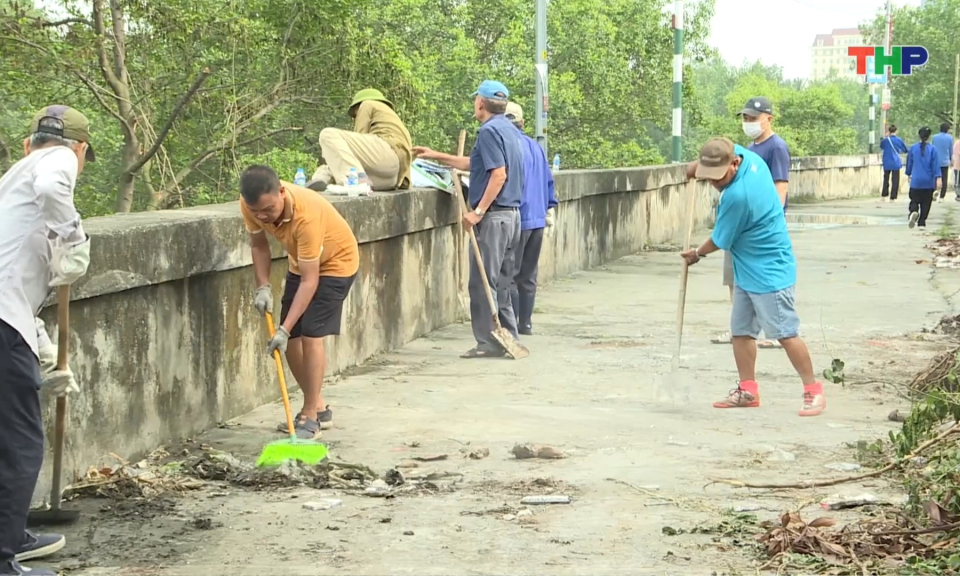 X&acirc;y dựng đ&ocirc; thị s&aacute;ng, xanh, sạch, đẹp