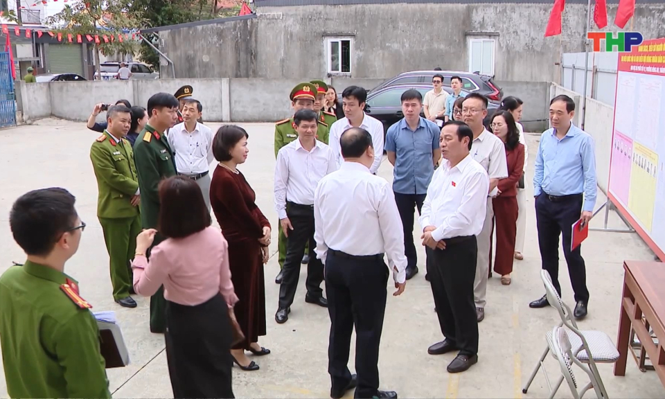 Kiểm tra c&ocirc;ng t&aacute;c chuẩn bị bầu cử