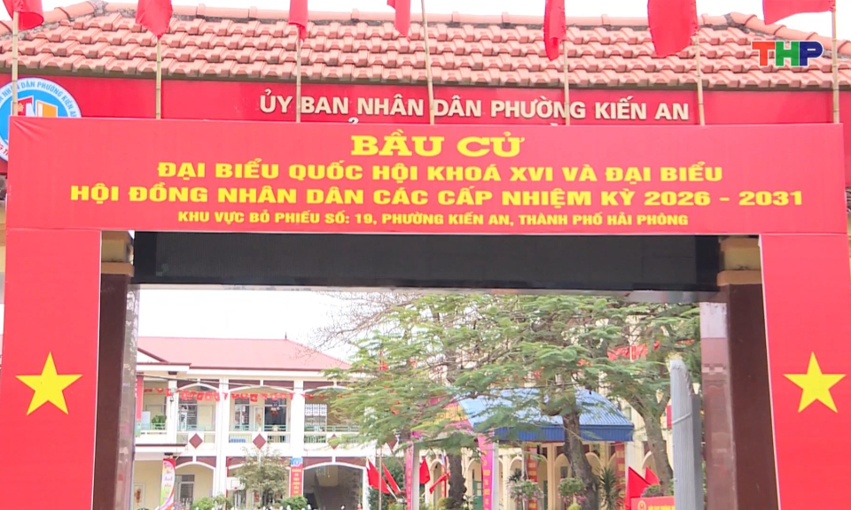 Phường Kiến An sẵn s&agrave;ng cho ng&agrave;y bầu cử
